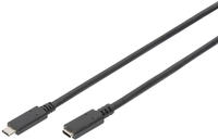 Digitus USB-C 3.2 Gen2 Verl&auml;ngerungskabel, USB-C - USB-C