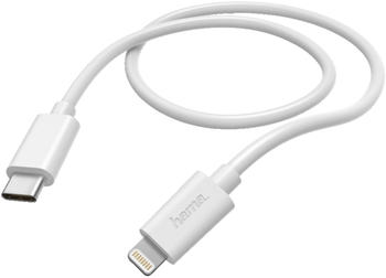Hama USB-C - Lightning Kabel 1,0m weiß