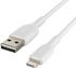 Belkin BOOST CHARGE Lightning/USB-A-Kabel (2m, Weiß)