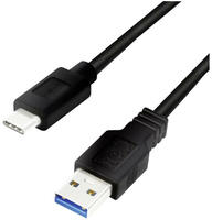 LogiLink CU0175, LogiLink USB-Kabel USB 3.2 Gen1 USB-A Stecker, USB-C Stecker 1.50m