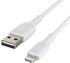 Belkin BOOST CHARGE Lightning/USB-A-Kabel (3m, Weiß)