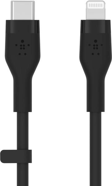 Belkin BoostCharge Flex USB-C-Kabel mit Lightning Connector 3,0m Schwarz
