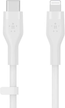 Belkin BoostCharge Flex USB-C-Kabel mit Lightning Connector 3,0m Weiß