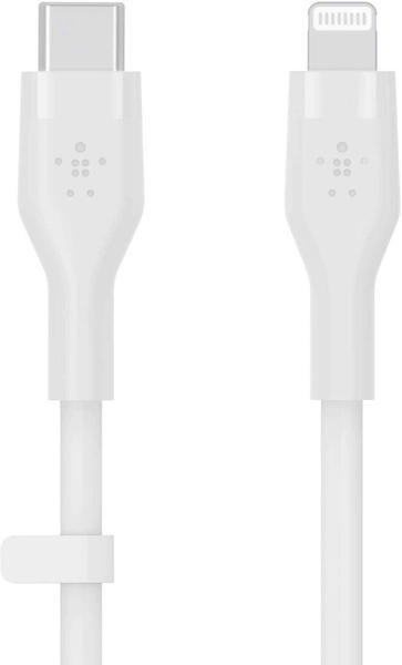 Belkin BoostCharge Flex USB-C-Kabel mit Lightning Connector 3,0m Weiß