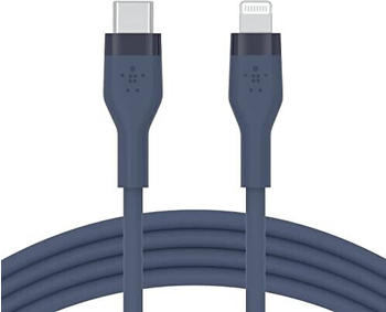Belkin BoostCharge Flex USB-C-Kabel mit Lightning Connector 1,0m Blau
