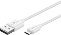 Micro-usb Schnelllade- Und Synchronisationskabel, F&uuml;r Android-ger&auml;te, Wei&szlig;.