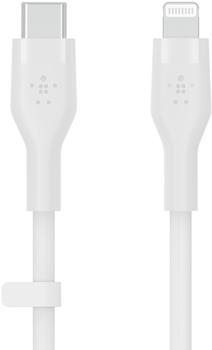 Belkin BoostCharge Flex USB-C-Kabel mit Lightning Connector 2,0m Weiß
