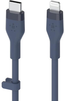 Belkin BoostCharge Flex USB-C-Kabel mit Lightning Connector 2,0m Blau
