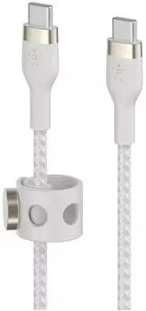 Belkin BoostCharge Pro Flex USB-C/USB-C-Kabel 1m Weiß