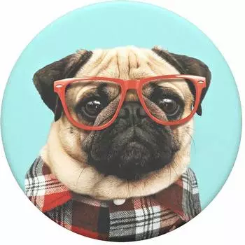 PopSockets PopGrip Studious Stu, schwarz/mehrfarbig (801135)