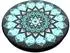 PopSockets PopGrip Peace Mandala Sky, schwarz/türkis