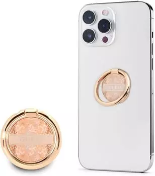 Guess Ringst&auml;nder Smartphone-Halterung gold Paisley (GURSHHFLG)