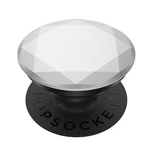PopSockets Swappable Grip Metallic Diamond Silver