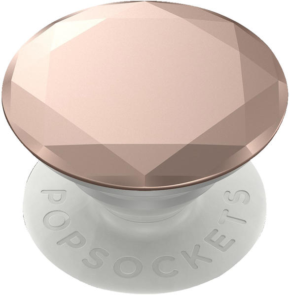PopSockets Swappable Grip Metallic Diamond Rose Gold