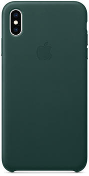 Apple Leder Case (iPhone Xs Max) Waldgrün