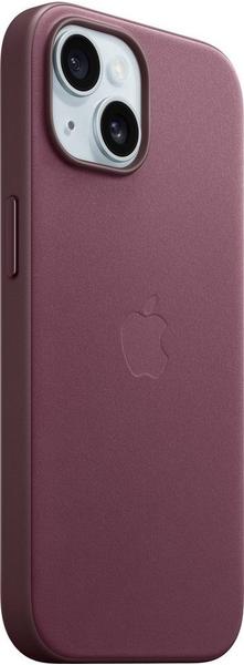Apple Feingewebe Case mit MagSafe (iPhone 15) Mulberry