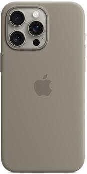 Apple Silikon Case mit MagSafe (iPhone 15 Pro Max) Tonbraun