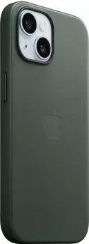 Apple Feingewebe Case mit MagSafe (iPhone 15) Immergr&uuml;n