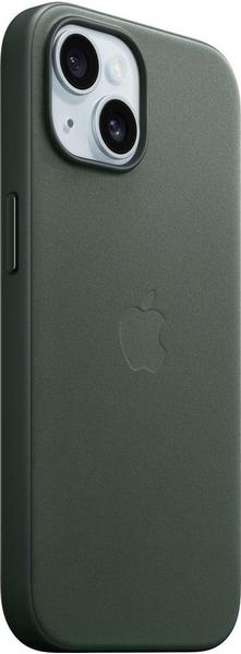 Apple Feingewebe Case mit MagSafe (iPhone 15) Immergrün