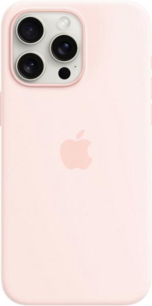 Apple Silikon Case mit MagSafe (iPhone 15 Pro Max) Hellrosa