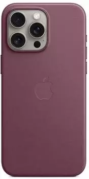 Apple Feingewebe Case mit MagSafe (iPhone 15 Pro Max) Mulberry