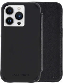Case-mate Wallet Echtleder MagSafe BookCase Apple iPhone 14 Pro schwarz CM049212
