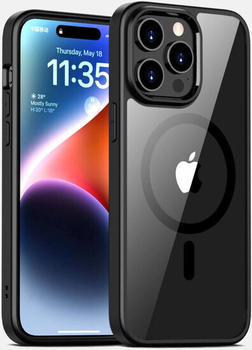 JT Berlin BackCase Pankow Hybrid MagSafe für Apple iPhone 15 Pro schwarz/transparent 11042