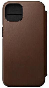 Nomad Leather MagSafe Folio Brown iPhone 14 Plus