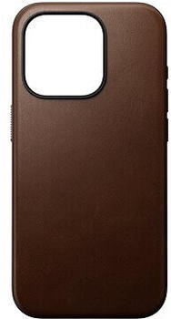 Nomad Modern Leather Case Brown iPhone 15 Pro