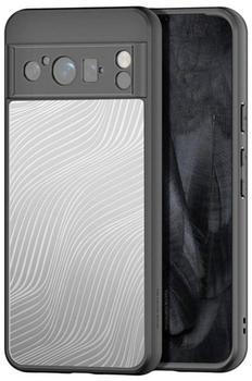 Wigento Für Google Pixel 8 Pro Aimo Series TPU + PC Schutzhülle Tasche Etuis Case Cover Handy Tasche Hülle Schutz Etuis Schwarz