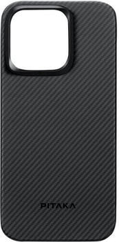 Pitaka MagEZ Case 4 600D (für iPhone 15 Pro Max) Black/Grey
