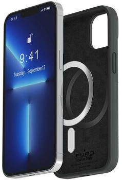 Puro ICON MAG MagSafe Hülle für Apple iPhone 14/13 schwarz (iPhone 13 iPhone 14) Smartphone Hülle Violett