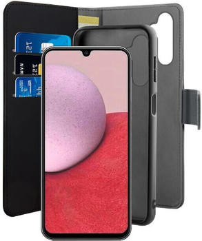 Puro Wallet Detachable - Etui 2w1 für Samsung Galaxy A14 5G (czarny) (Galaxy A14 5G) Smartphone Hülle Schwarz