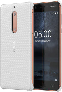 Nokia Carbon Fibre Design CC-803 (Nokia 5) weiß