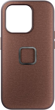 Peak Design Mobile Everyday Fabric Case (für iPhone 15 Pro) Redwood