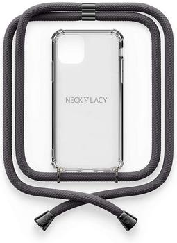 Necklacy Necklace Case for iPhone X / XS Stormy Grey gunmetal