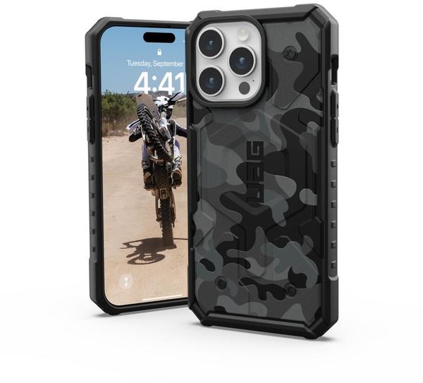 Urban Armor Gear Pathfinder SE MagSafe Midnight Camo iPhone 15 Pro Max