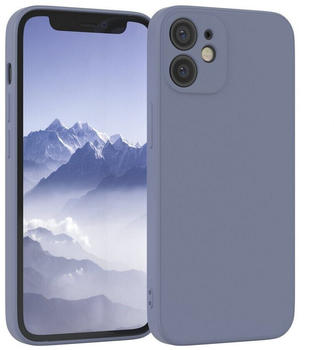Eazy Case TPU Hülle für Apple iPhone 12 Mini 5,4 Zoll, Silikon Schutzhülle mit Kameraschutz Matt Back Cover Soft Eis Blau
