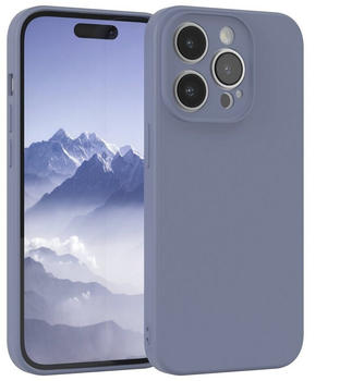Eazy Case TPU Hülle für Apple iPhone 14 Pro 6,1 Zoll, Silikon Schutzhülle mit Kameraschutz Matt Back Cover Soft Eis Blau