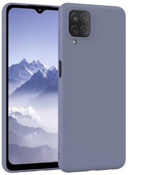 Eazy Case TPU Hülle für Samsung Galaxy A12 6,5 Zoll, Silikon Schutzhülle mit Kameraschutz Matt Back Cover Soft Eis Blau