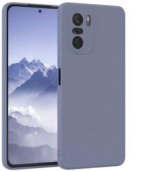 Eazy Case TPU Hülle für Xiaomi Mi 11i 6,67 Zoll, Silikon Schutzhülle mit Kameraschutz Matt Back Cover Soft Eis Blau