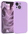 Eazy Case TPU Hülle für Apple iPhone 13 Mini 5,4 Zoll, Silikon Schutzhülle Kameraschutz kratzfest Back Cover Lavendel Lila