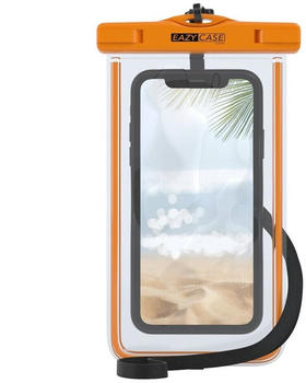 Eazy Case Universale Unterwasser-Tasche für viele Modelle 3,5 - 6,0 Zoll, Orange