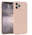 Eazy Case TPU Hülle für Apple iPhone 11 Pro 5,8 Zoll, Silikon Schutzhülle mit Kameraschutz kratzfest bumper Rosa Altrosa, Rosa / Altrosa