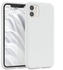 Eazy Case Premium Silikon Case für Apple iPhone 11 6,1 Zoll, Silikon Schutzhülle mit Kameraschutz kratzfest Handy Softcase Weiß
