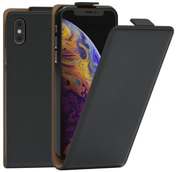 Eazy Case Flipcase für Apple iPhone X / iPhone XS 5,8 Zoll, Tasche Klapphülle Handytasche zum Aufklappen Etui Kunstleder Schwarz Eazy Case Flipcase für Apple iPhone X / iPhone XS 5,8 Zoll, Tasche Klapphülle Handytasche zum Aufklappen Etui Kunstleder Schwarz