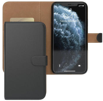 Eazy Case Uni Bookstyle für Apple iPhone 11 Pro Max 6,5 Zoll, Schutzhülle mit Standfunktion Kartenfach Handytasche aufklappbar Etui