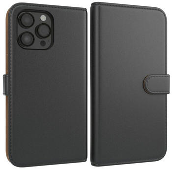 Eazy Case Uni Bookstyle für Apple iPhone 14 Pro Max 6,7 Zoll, Schutzhülle mit Standfunktion Kartenfach Handytasche aufklappbar Etui
