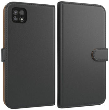 Eazy Case Uni Bookstyle für Samsung Galaxy A22 5G 6,6 Zoll, Schutzhülle mit Standfunktion Kartenfach Handytasche aufklappbar Etui