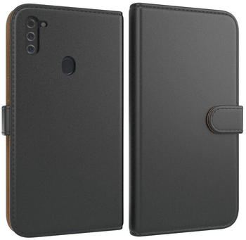 Eazy Case Uni Bookstyle für Samsung Galaxy M11 6,4 Zoll, Schutzhülle mit Standfunktion Kartenfach Handytasche aufklappbar Etui